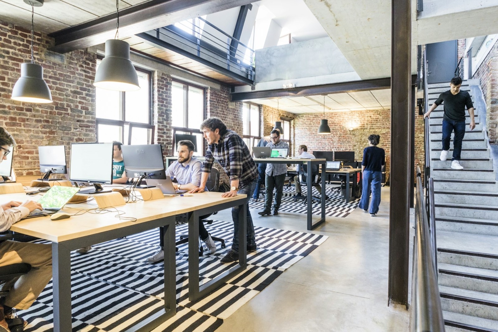Modernes Büro eines mittelständischen Betriebs